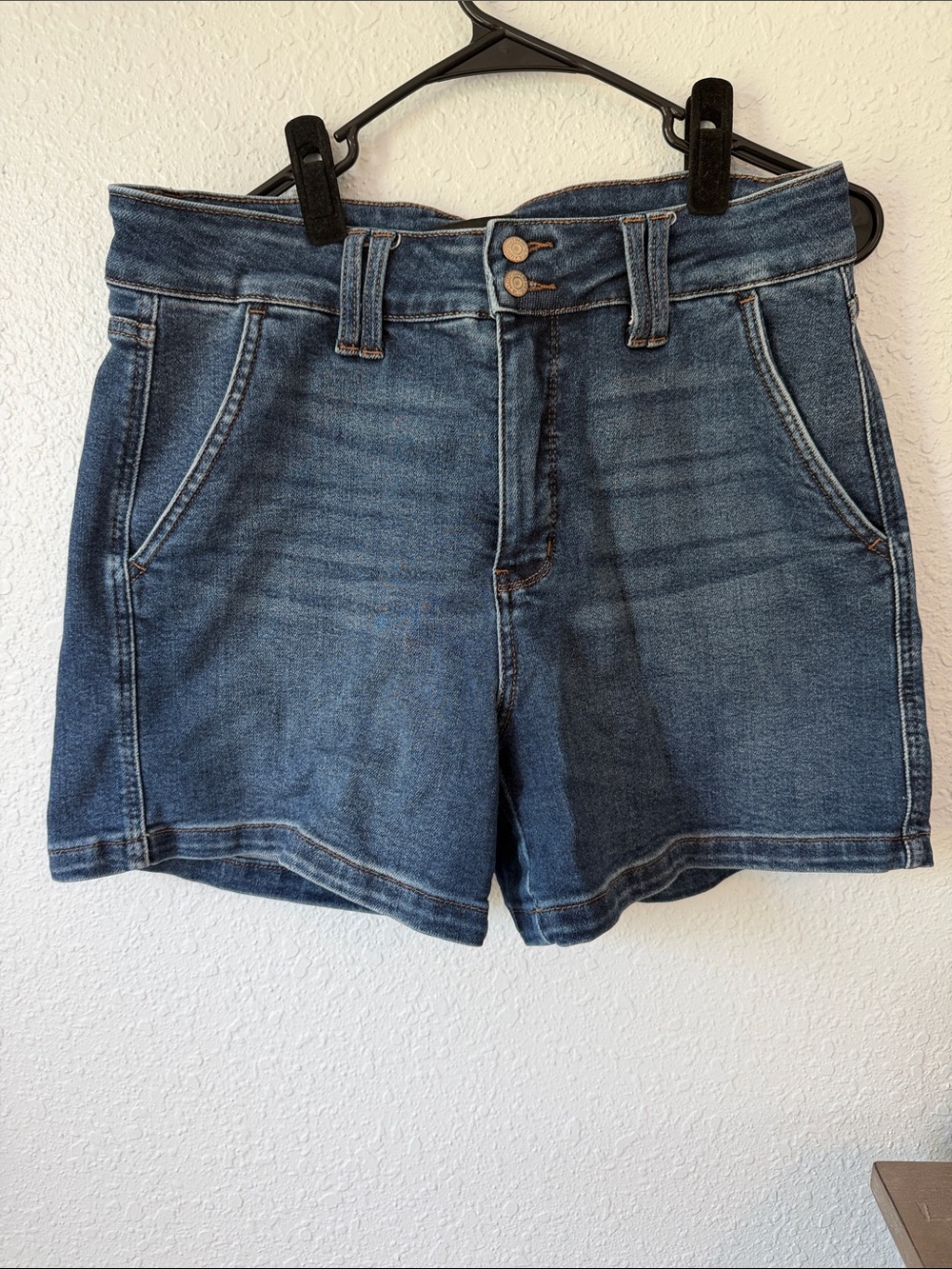 Judy Blue Dark Blue High-Rise Denim Shorts